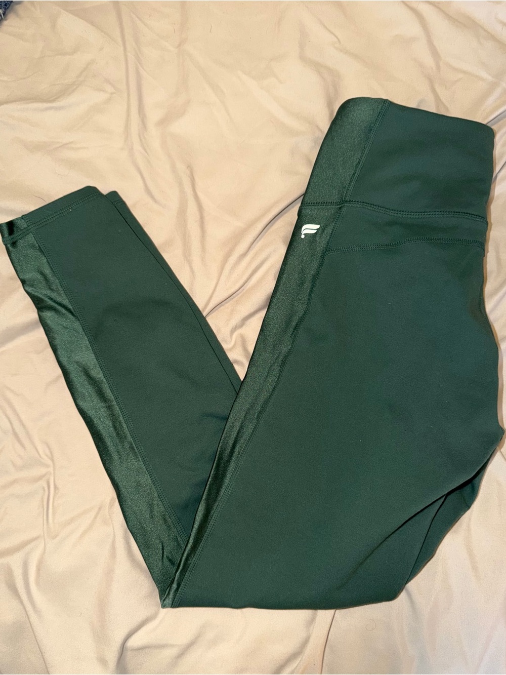 Fabletics Teal Green Powerhold Athletic Leggings XS